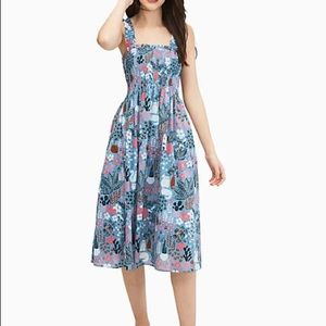 Kate Spade Casual Garden Smocked Dress